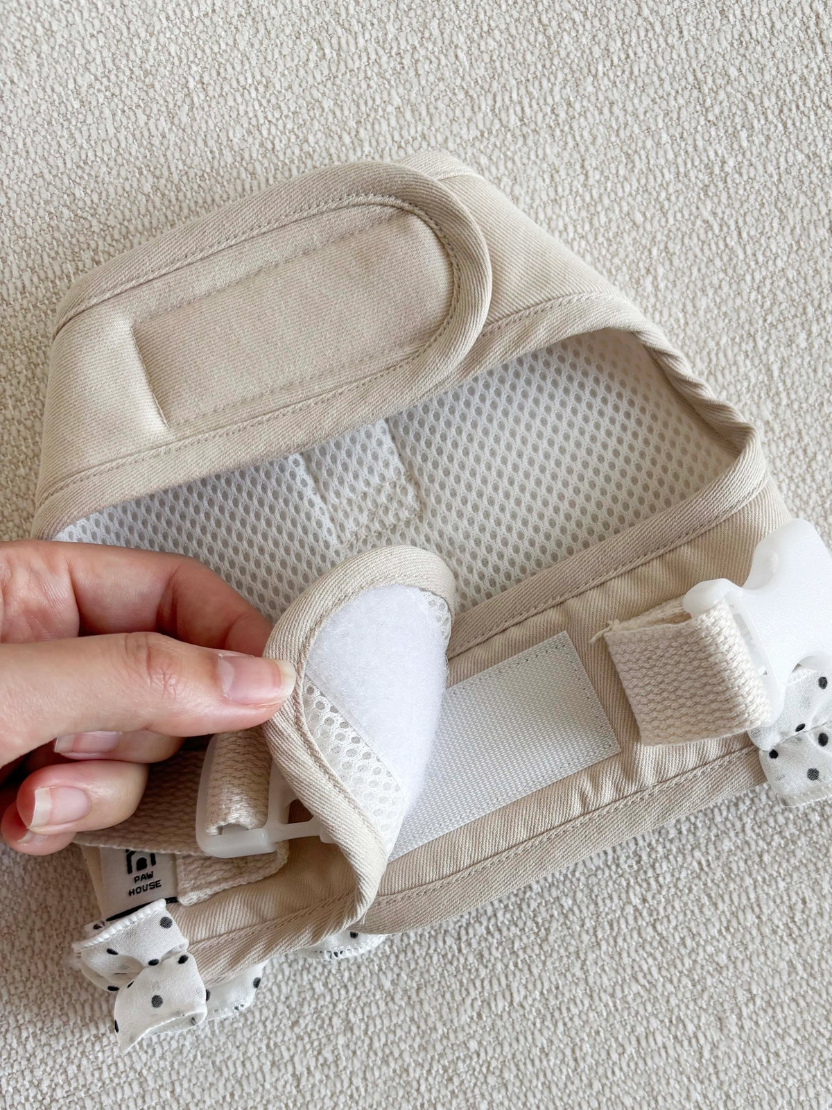 【予約】Dot Denim Harness / Cream