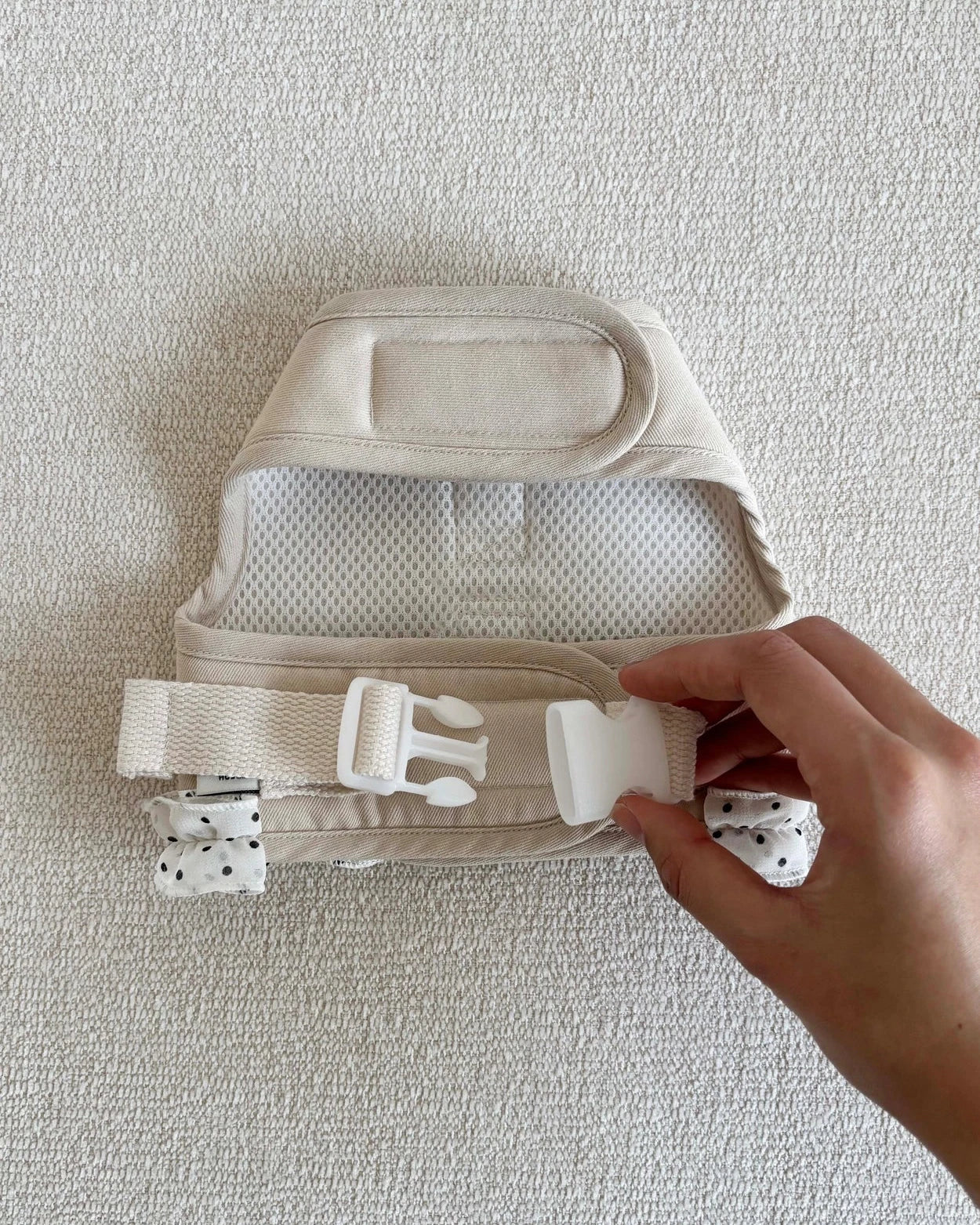 【予約】Dot Denim Harness / Cream