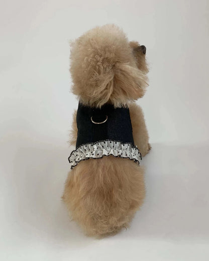 【予約】Dot Denim Harness / Dark Indigo
