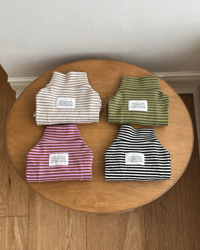 Everyday Stripe Turtle-Neck / 4Color