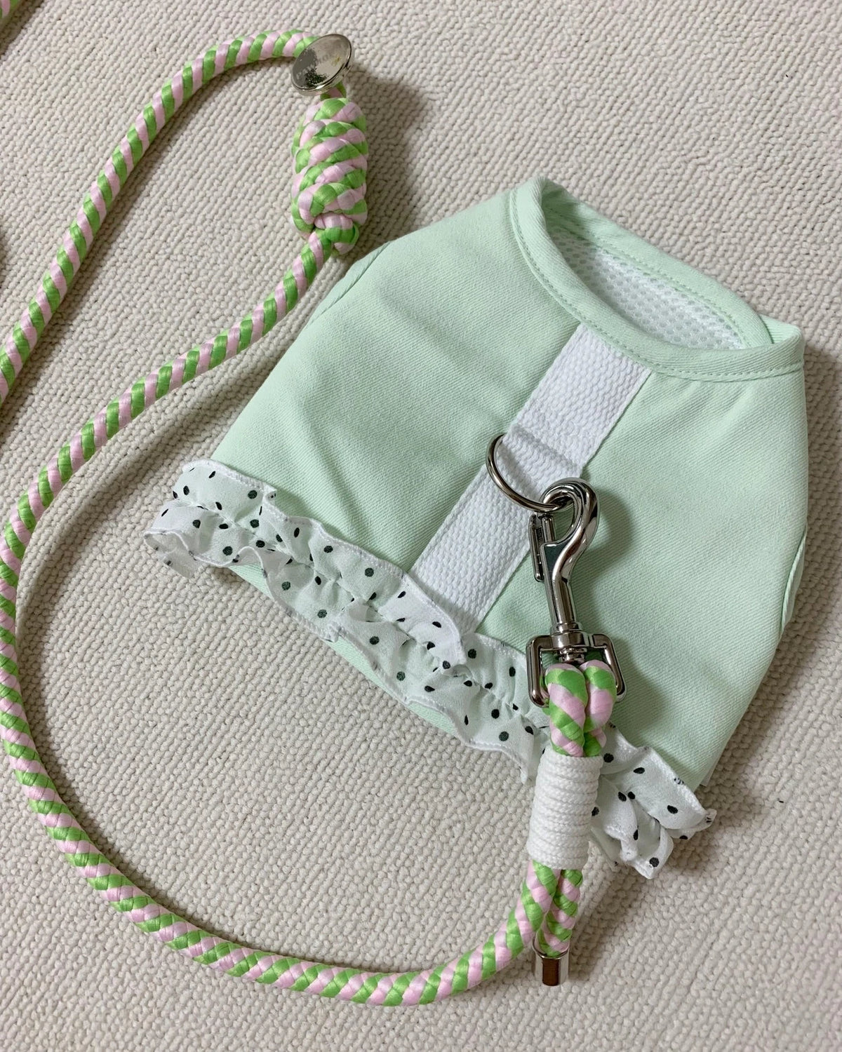 【予約】Dot Denim Harness / Mint