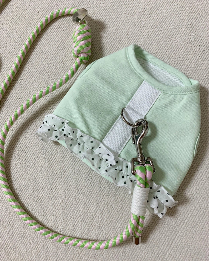 【予約】Dot Denim Harness / Mint