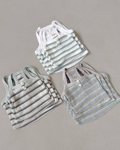 Positano Henley Tops / 3Color