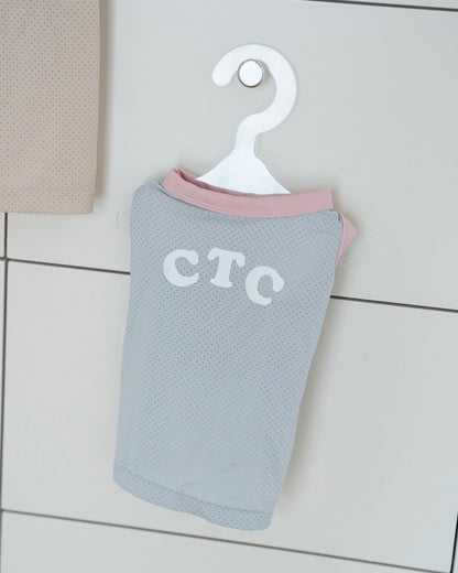 Air Mesh Cooling Tee / Petal Silver