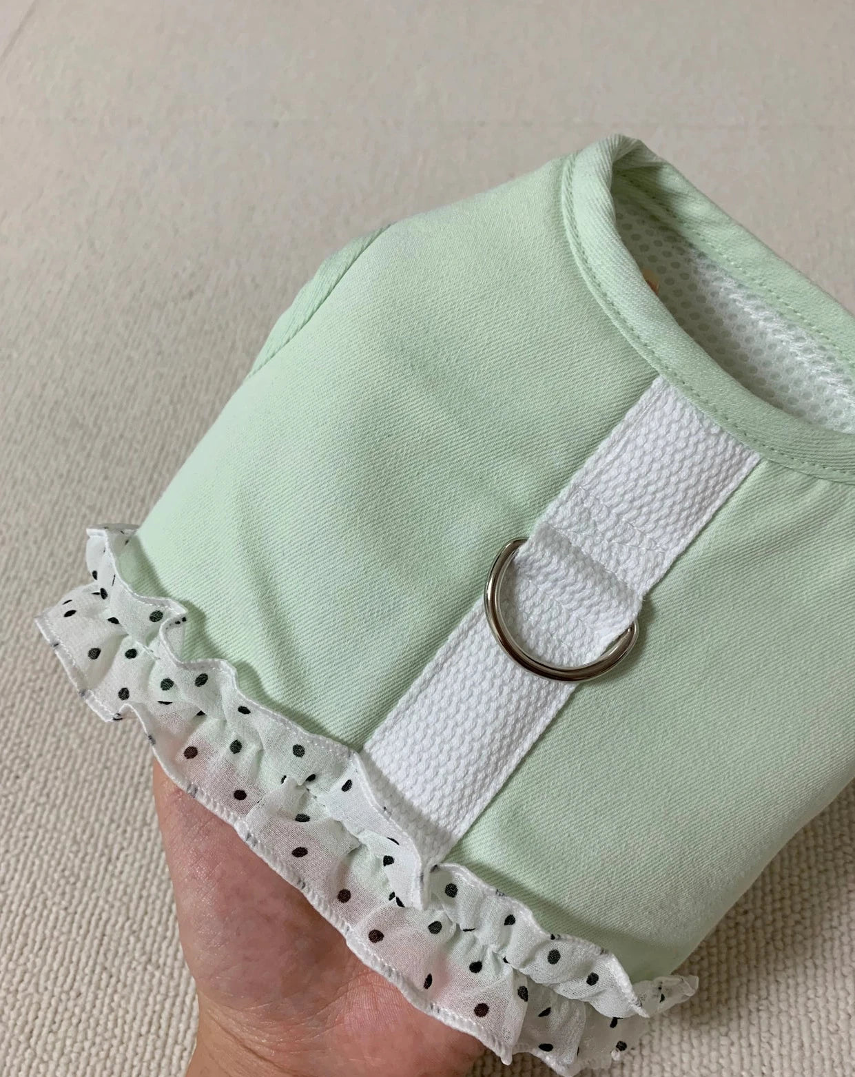 【予約】Dot Denim Harness / Mint