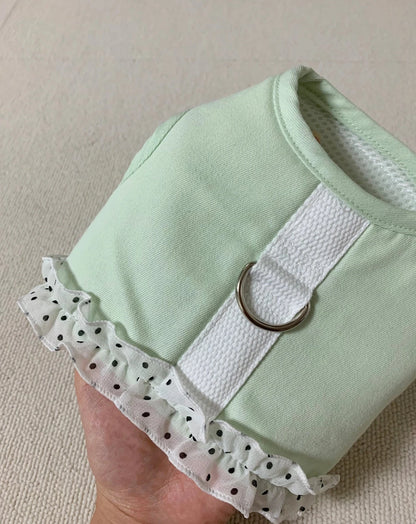 【予約】Dot Denim Harness / Mint