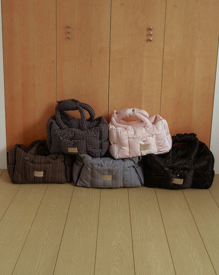 Cloud Pudding Bag / Pale Pink Dot