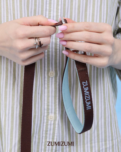 【予約】Chelsea Pet Hands-free Leash / Classic (Brown・Blue)