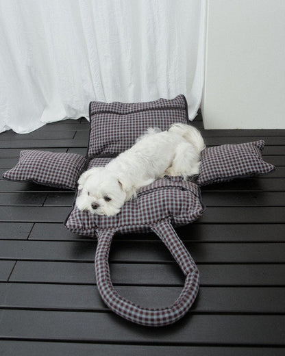 Cloud Pudding Bag / Brown Check