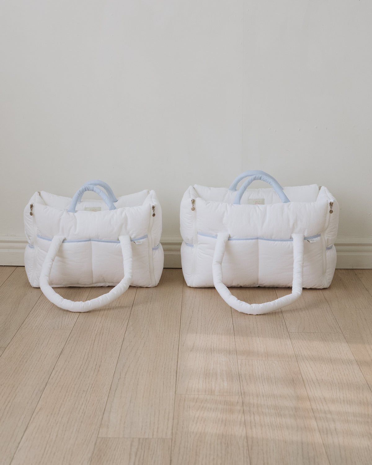 Cuddle-Bag / White blue