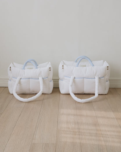 Cuddle-Bag / White blue