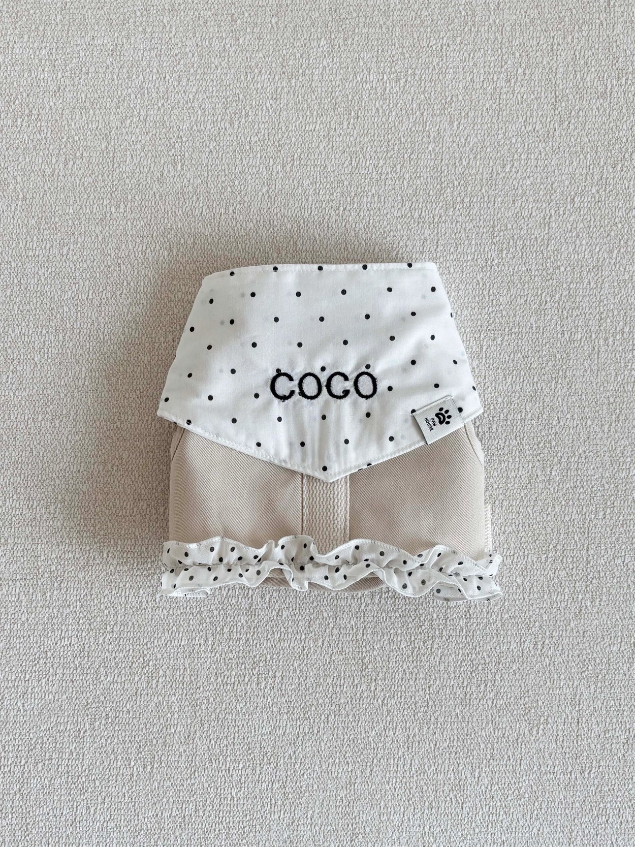 【予約】Dot Denim Harness / Cream