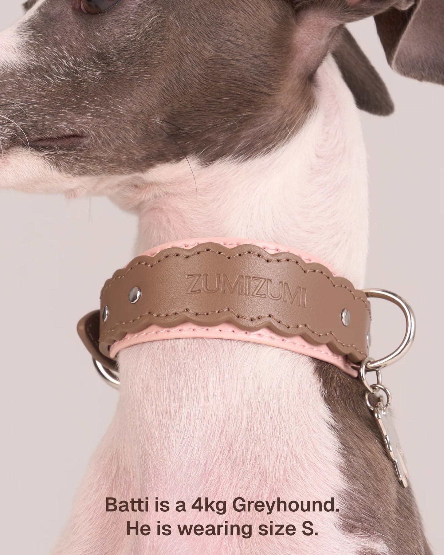 【予約】Scalloped Leather Collar / 3Color