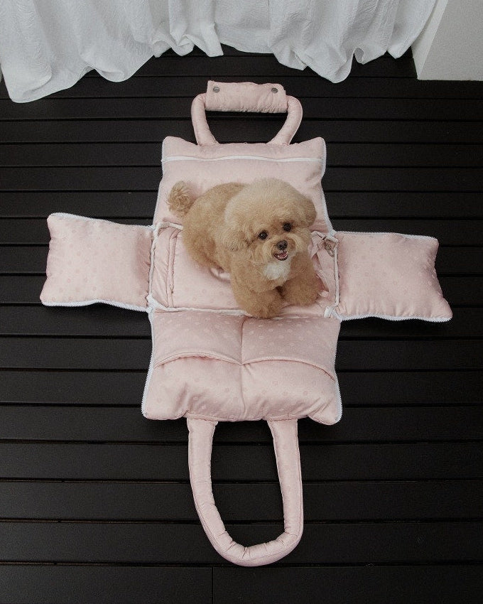 Cloud Pudding Bag / Pale Pink Dot
