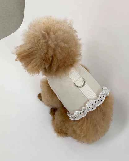 【予約】Dot Denim Harness / Cream