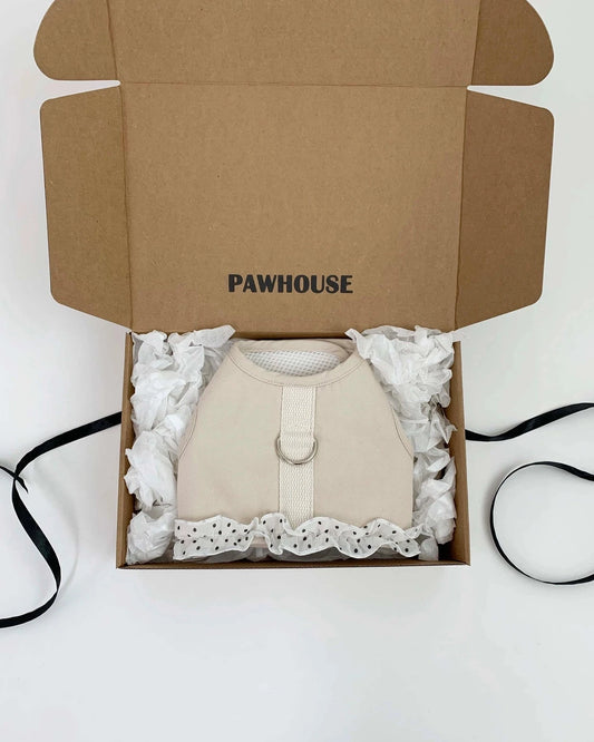 【予約】Dot Denim Harness / Cream