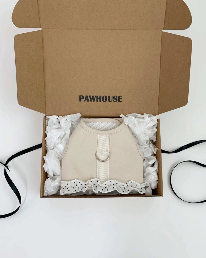 【予約】Dot Denim Harness / Cream