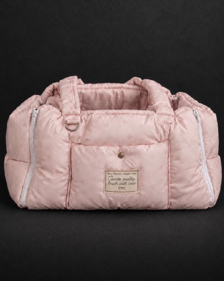 Cloud Pudding Bag / Pale Pink Dot