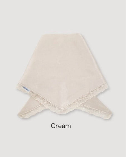 【予約】Satin Lace Scarf / 2Color