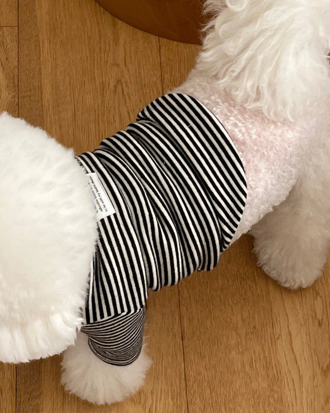 Everyday Stripe Turtle-Neck / 4Color