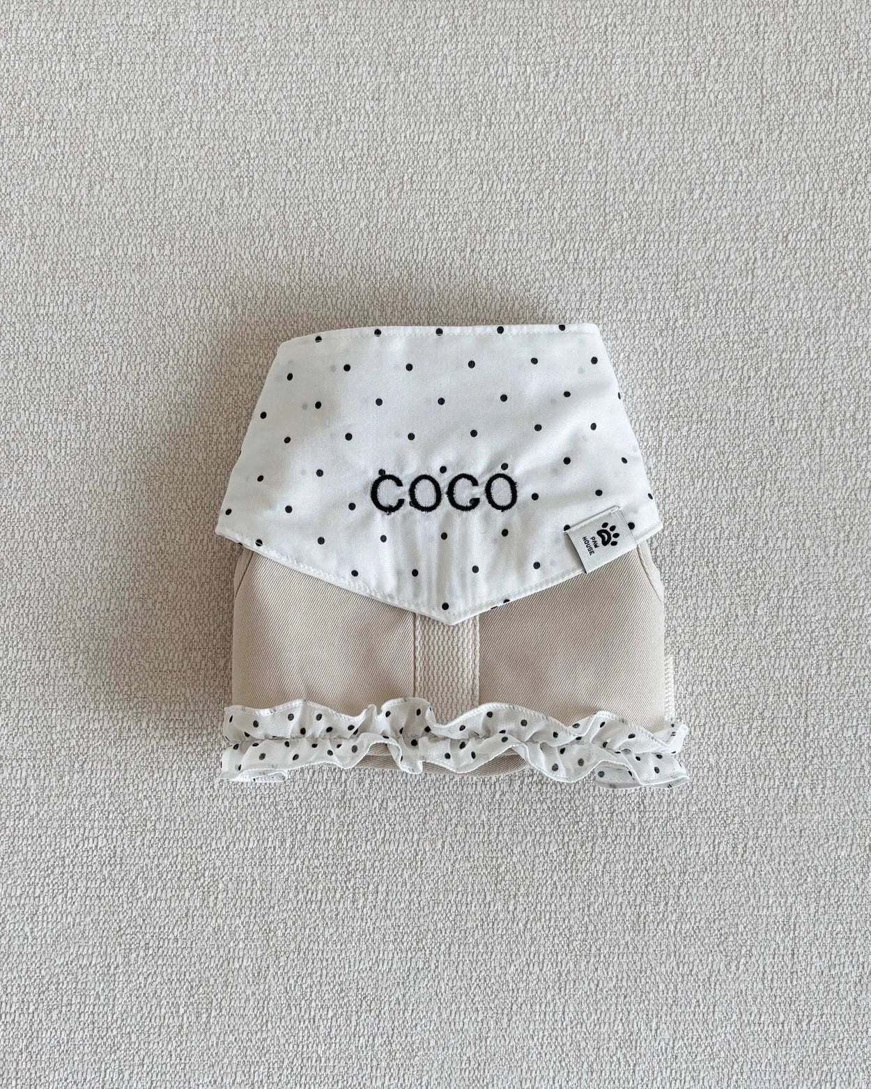 【予約】Dot Name Scarf / 2Color