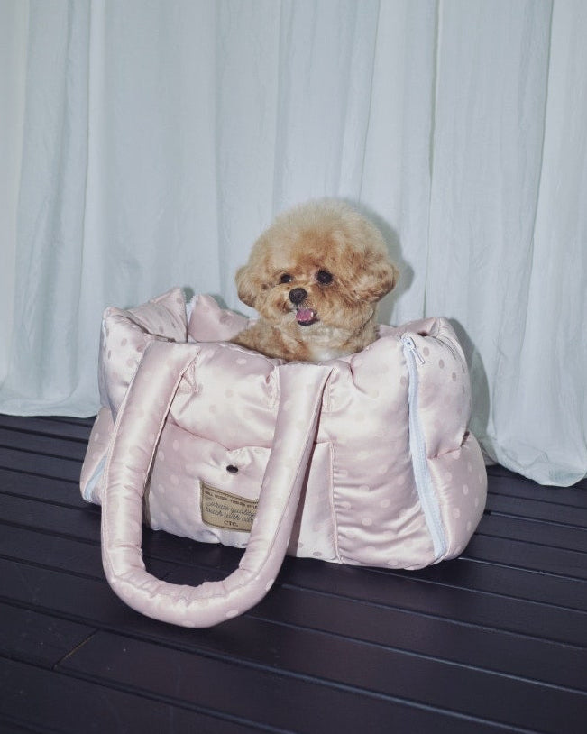 Cloud Pudding Bag / Pale Pink Dot