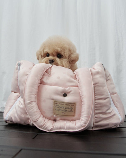 Cloud Pudding Bag / Pale Pink Dot
