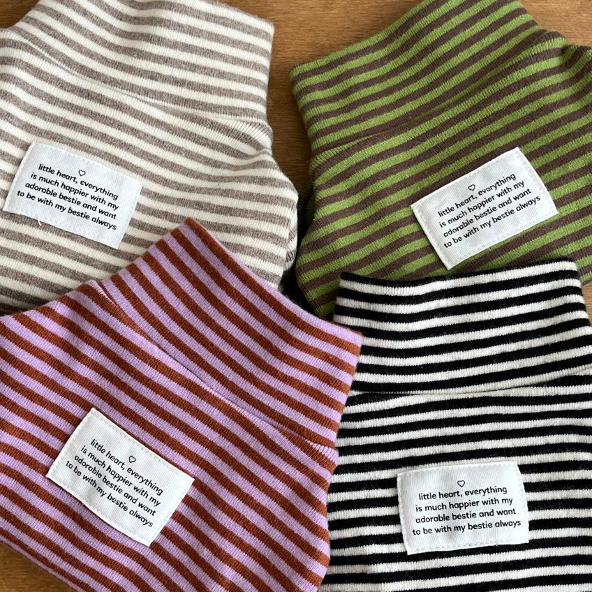 Everyday Stripe Turtle-Neck / 4Color