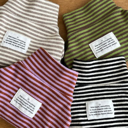 Everyday Stripe Turtle-Neck / 4Color