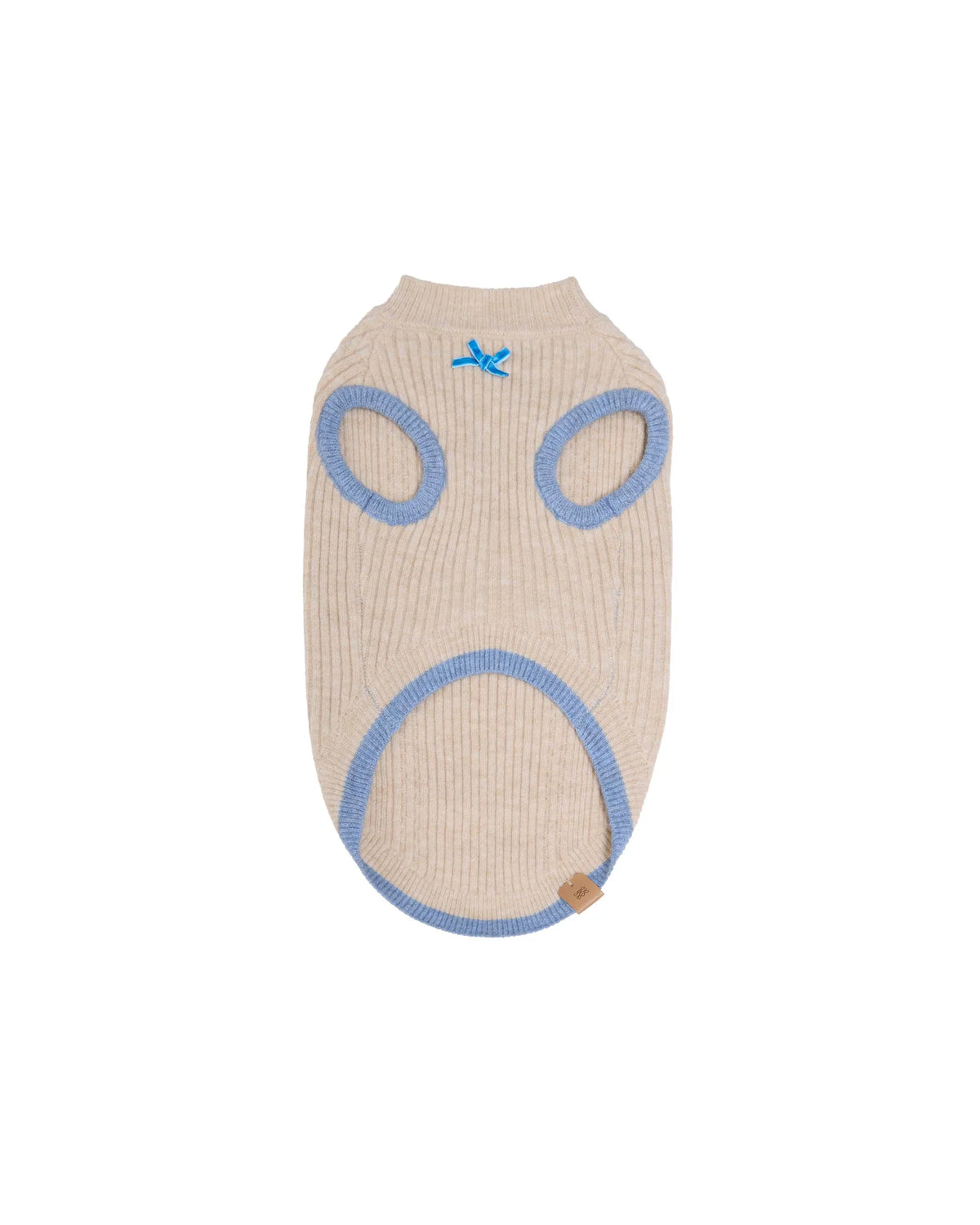 Oxford Logo Knit Vest 2.0 / OAT・LIGHT BLUE