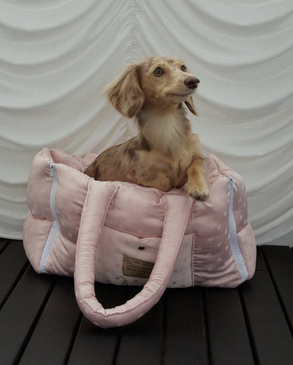 Cloud Pudding Bag / Pale Pink Dot
